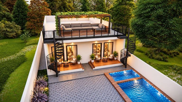 2 BH Villa with Swimming Pool